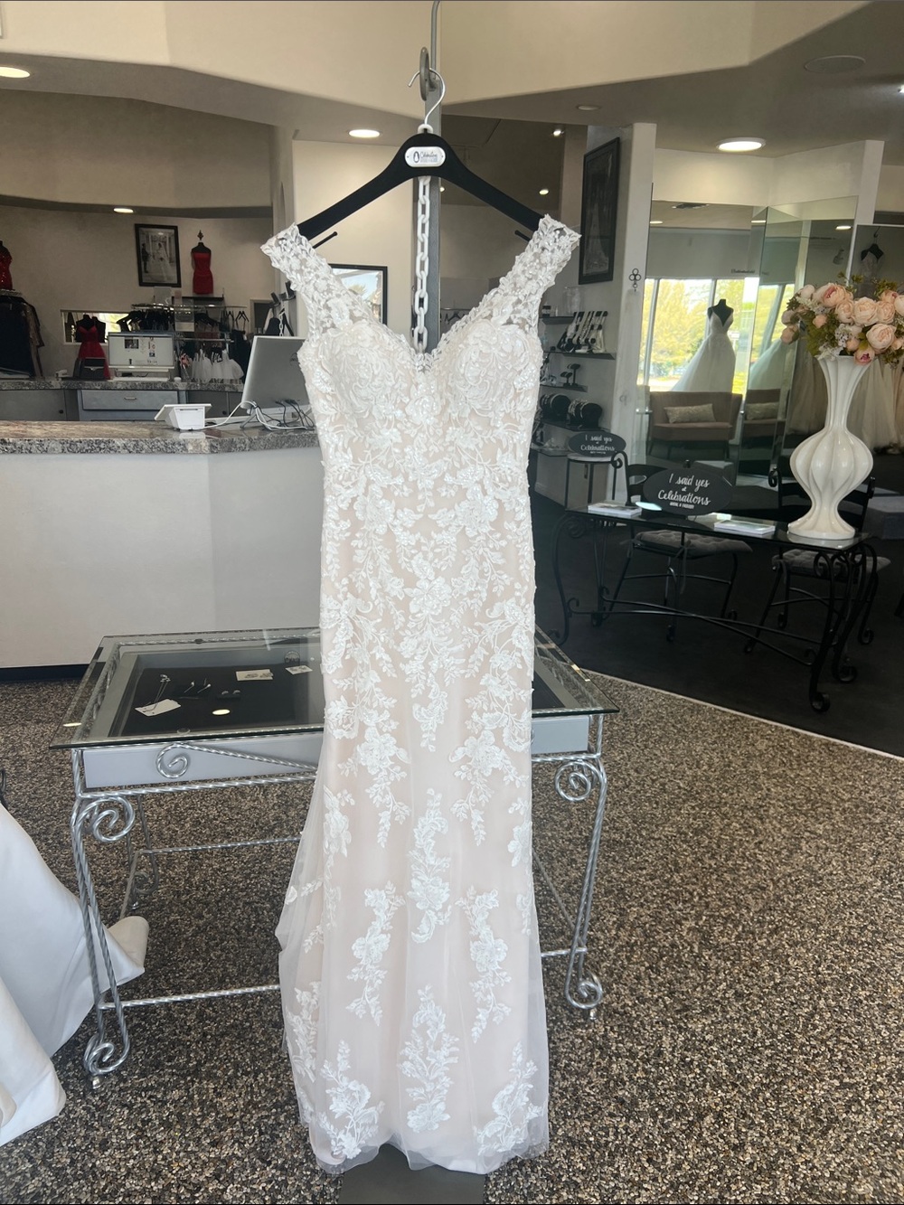 Mori Lee Lace Fitted Wedding Dress